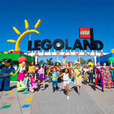 Entrance of LEGOLAND California Resort in Carlsbad, California