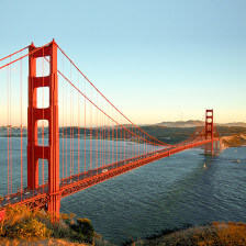Golden Gate Bridge in San Francisco, California