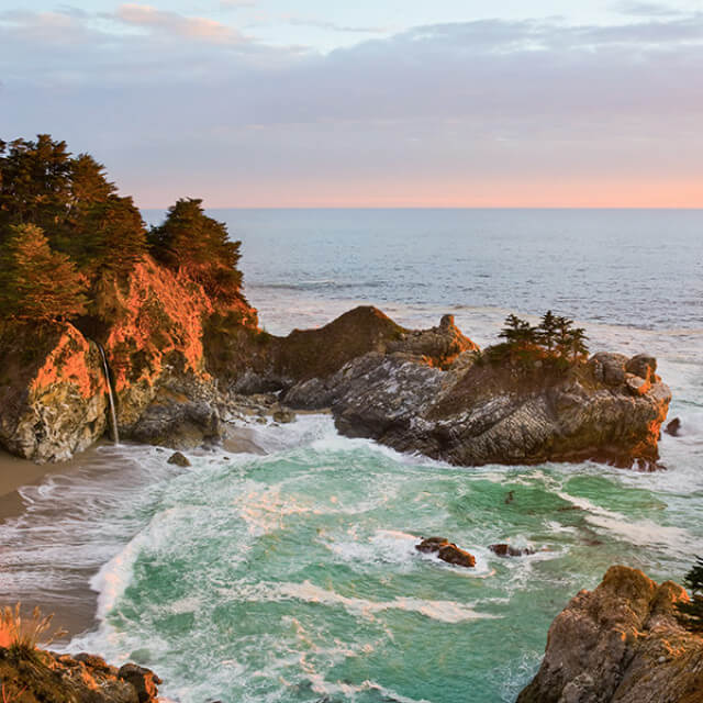 Tall trees at Sequoia National Park in Visalia, California