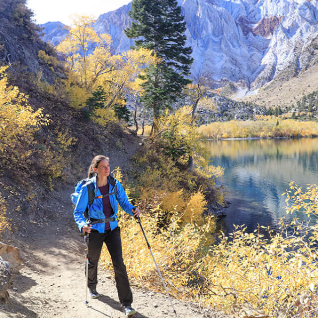 Hiking in Mammoth Lakes, California
