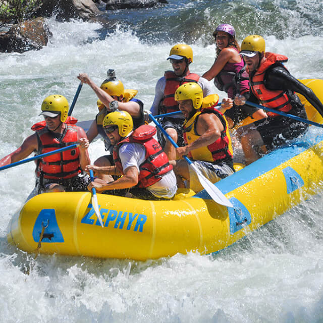 Whitewater rafting in Mariposa County, California
